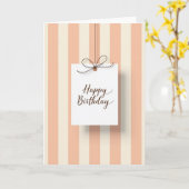 Carte d'anniversaire à corde sucrée (Fleur jaune)