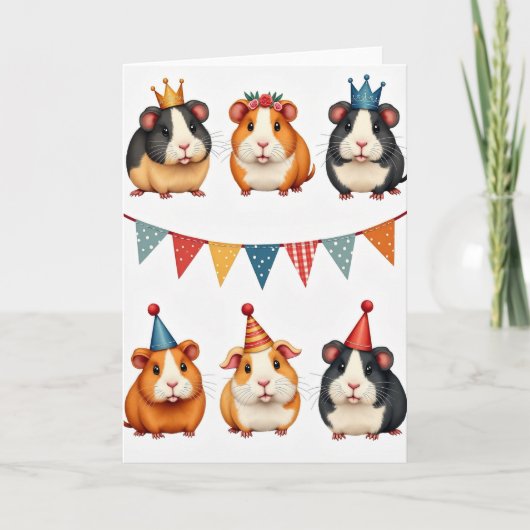 Carte d'anniversaire à couronne douce (Devant)