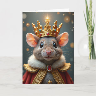 Carte d'anniversaire à couronne royale