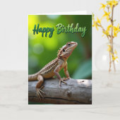 Carte d'anniversaire à écailles douces (Fleur jaune)