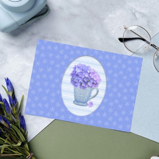 Carte d'anniversaire à grandes lettres avec horten