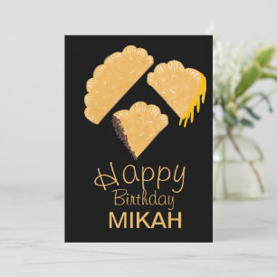 Carte d'anniversaire à la main Empanada