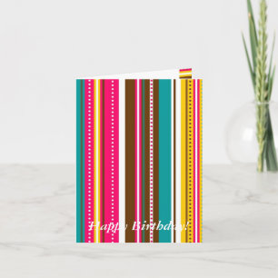 Carte d'anniversaire à la mode !