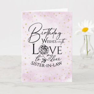 Carte d'anniversaire à l'aquarelle minimaliste pou
