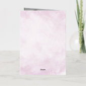 Carte d'anniversaire à l'aquarelle minimaliste pou (Dos)