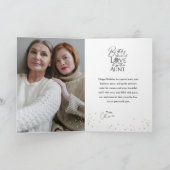 Carte d'anniversaire à l'aquarelle minimaliste pou (Intérieur)