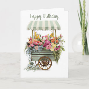 Carte d'anniversaire à l'aquarelle personnalisée