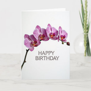 Carte d'anniversaire à l'arc floral