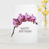 Carte d'anniversaire à l'arc floral (Fleur jaune)