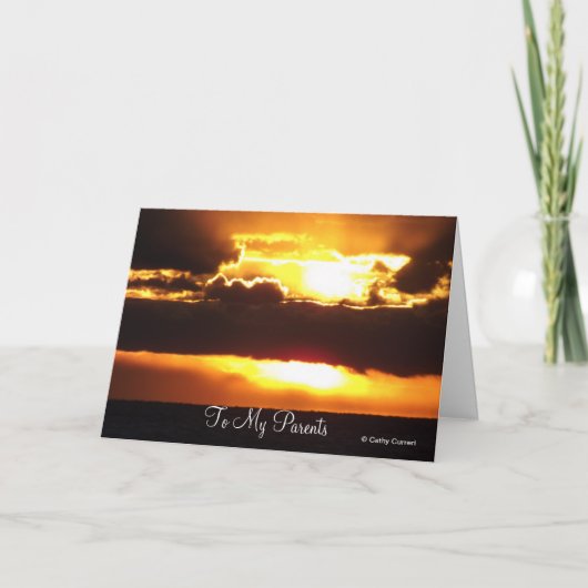 Carte d'anniversaire à mes parents (Devant)