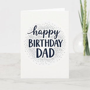 Carte d'anniversaire à motif de points joyeux