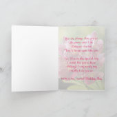 Carte d'anniversaire à orchidée Vanda tropicale (Intérieur)