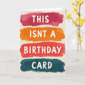Carte d'anniversaire à rayure peinte (Fleur jaune)