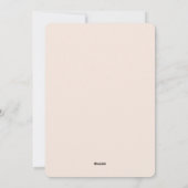 Carte d'anniversaire à ruban rose (Dos)
