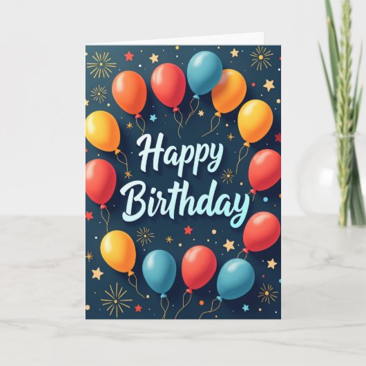 Carte d'anniversaire à scénario (Devant)
