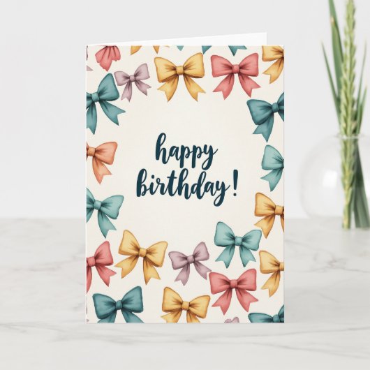 Carte d'anniversaire à scénario spécial (Devant)