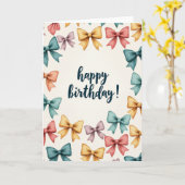 Carte d'anniversaire à scénario spécial (Fleur jaune)