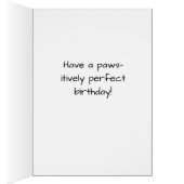Carte d'anniversaire à thème Corgi pour les amoure (Intérieur (Droit))