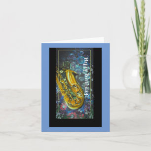 Carte d'anniversaire à thème musical