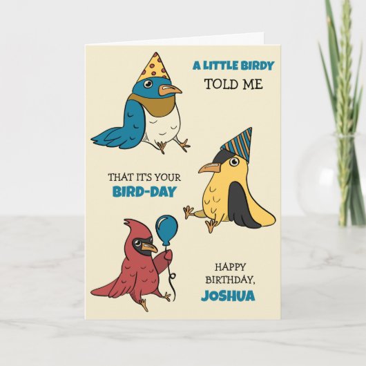 Carte d'anniversaire à thème pour enfants amusants (Devant)