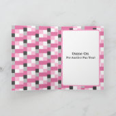 Carte d'anniversaire à thème pour filles (Intérieur)