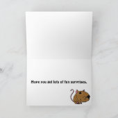 Carte d'anniversaire AC- Crazy Cats (Intérieur)