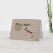 Carte d'anniversaire africaine en swahili (Devant)