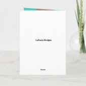 Carte d'anniversaire Afro African Nubian Art perso (Dos)