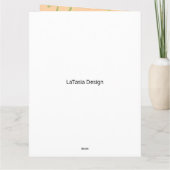 Carte d'anniversaire afro-américaine Afrocentrique (Dos)