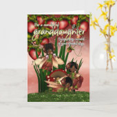 Carte d'anniversaire afro-américaine - Petite-fill (Fleur jaune)