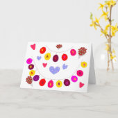 Carte d'anniversaire ajouter des années et message (Fleur jaune)