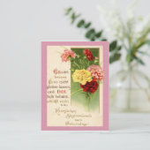 Carte d'anniversaire allemande vintage - Psaume 12 (Debout devant)