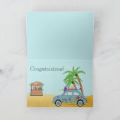 Carte d'anniversaire Aloha Surf Fiat 500 (Intérieur)