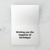 Carte d'anniversaire Alpaca - Nature interrompue (Intérieur)