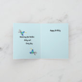 Carte d'anniversaire : Amour du colibri  (Intérieur)