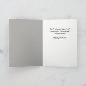 Carte d'anniversaire amusante (Intérieur)