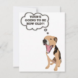 Carte d'anniversaire amusante