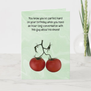 Carte d'anniversaire amusante