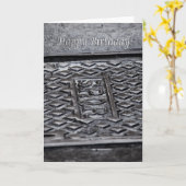 Carte d'anniversaire amusante (Fleur jaune)