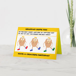 Carte d'anniversaire amusante