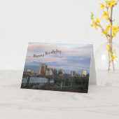 Carte d'anniversaire amusante (Fleur jaune)