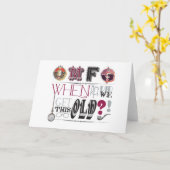 Carte d'anniversaire amusante (Fleur jaune)