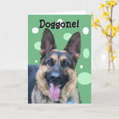 Carte d'anniversaire amusante (Fleur jaune)