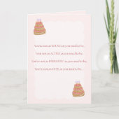 Carte d'anniversaire amusante (Devant)