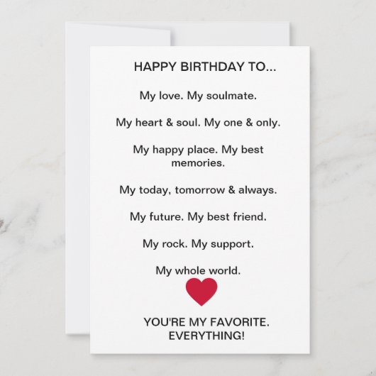 Carte d'anniversaire amusante (Devant)