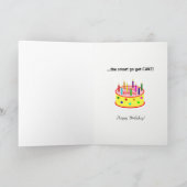 Carte d'anniversaire amusante (Intérieur)