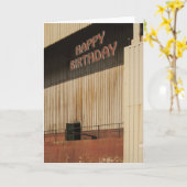 Carte d'anniversaire amusante (Fleur jaune)