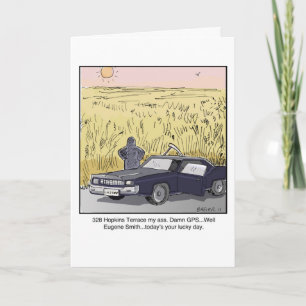 Carte d'anniversaire amusante