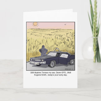 Carte d'anniversaire amusante