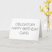 Carte d'anniversaire amusante (Fleur jaune)